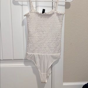 Forever 21 White Bodysuit